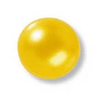 Bath Bead - Round Gold color in Mimosa scent