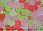 Bath Confetti - Circle Kiwi Mango