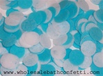 Bath Confetti-Circle Baby Powder Blue